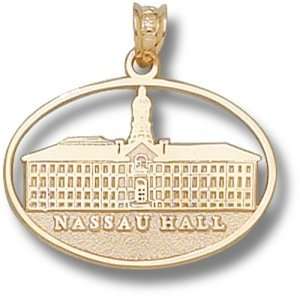  Princeton University Pierced Nassau Hall Pendant (14kt 