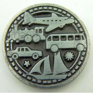 Travel Safety Auto Flight Catholic Devotion Prayer Coin Token Medal 