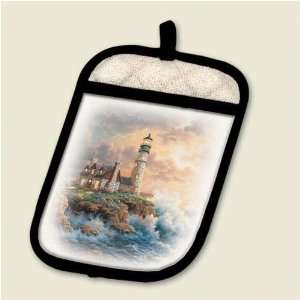  Lighthouse Nautical Ocean Sea Decor 2 piece Kitchen Pocket 