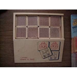  Childrens Matching Game, Made of Wood, 32 Pieces 
