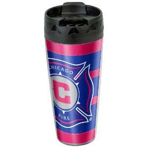  MLS Chicago Fire 16 Ounce Travel Mug: Sports & Outdoors