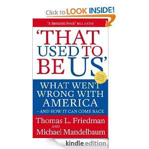   Back Thomas L. Friedman, Michael Mandelbaum  Kindle Store