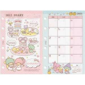  Little Twin Star 2012 Schedule Book Planner Organizer 