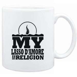 Mug White  my Lasso DAmore is my religion Instruments 