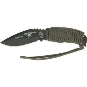   CH262SKEL Cheetah Skeleton Fixed Blade Knife with Cord Wrapped Handle