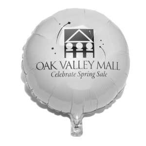   Balloon   Microfoil, Round, 18 inches (50)   Customized w/ Your Logo