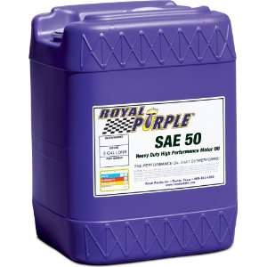  SAE 50 High Performance Synthetic Motor Oil   5 Gallon: Automotive
