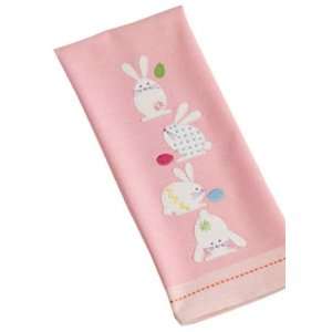  Easter Bunny Eggercise Kitchen Dish Towel: Home & Kitchen