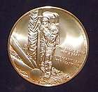   Mint First Step on the Moon Sterling Silver Eyewitness Medal #572 166
