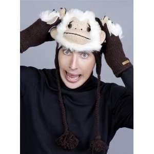  Monkey Knit Animal Hat with Poms Limited Edition 2 