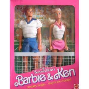  Vintage Barbie & Ken Tennis Stars Dolls w Tennis 
