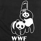WWF PANDA BEAR wrestling shirt Retro Funny Cool t shirt XL Black