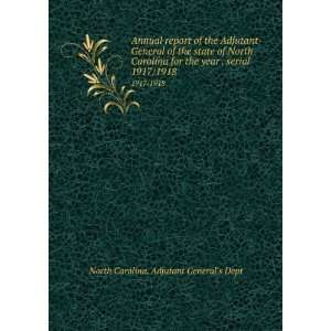  Annual report of the Adjutant General of the state of 