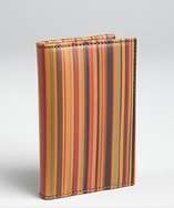 Paul Smith tobacco vintage striped leather card holder style 