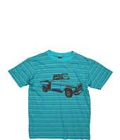 Charlie Rocket Double Sided Truck Tee With Mini Stripe (Toddler/Little 