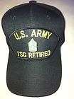 ARMY 1SG RETIRED Military Ball Cap