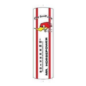  Mr. Horsepower A1104 Clay Smith Cams White Thermometer 