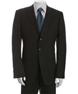 Gucci grey wool 3 button suit with flat front trousers   up to 