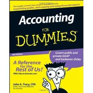  Accounting For Dummies [Paperback] John A. Tracy CPA 