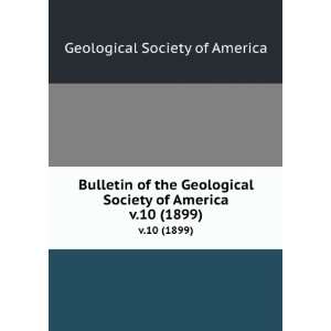   Geological Society of America. v.10 (1899) Geological Society of
