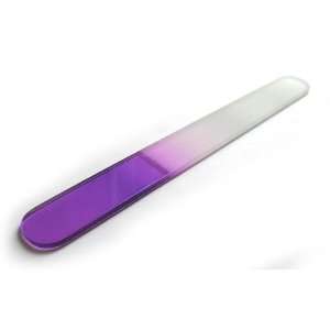 MoYou Nail Art Premium manicure Large Purple crystal glass nail file 