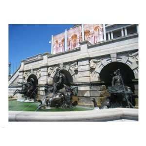   Neptune Fountain Washington DC Poster (24.00 x 18.00)