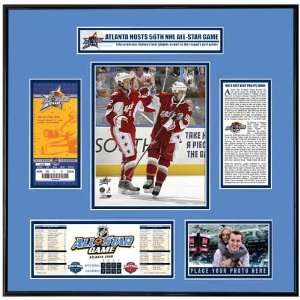   All Star Game Marc Savard & Eric Staal Ticket Frame
