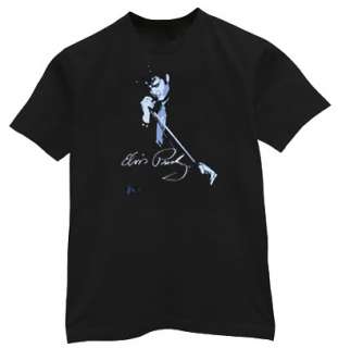 Elvis Presley Blue Moon Black Tee Shirt T shirt  