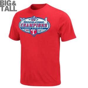 Texas Rangers Big & Tall 2010 American League Champions 