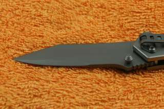 SANRENMU Liner Lock Tanto Black Folding Knife LG8 730T  