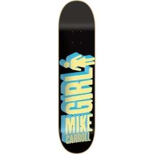  Girl Mike Carroll Big Girl 3D Skateboard Deck   8 x 31.62 