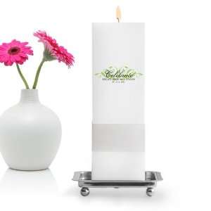  Personalized Charming Elegance Unity Candle with Stand 