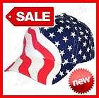 BASEBALL CAP American USA Flag ADJUSTABLE HAT BRAND NEW WHOLESALE SALE 