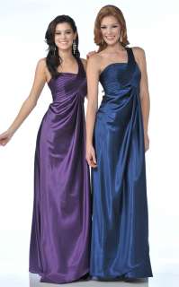   BRIDESMAIDS MILITARY MARINE BALL PROM DRESS SIMPLE WEDDING GOWN  