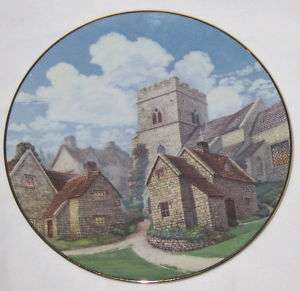David Winter Cottages Cotswold Vilage Collector Plate  