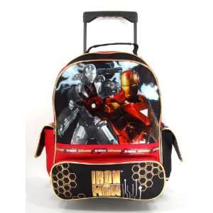  Iron Man 2   War Machine   15 Large Rolling Backpack 