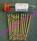 AUTO BODY SHOP PAINT 1/8 DOUBLE ENDED TITANIUM COATED STUBBY DRILL 