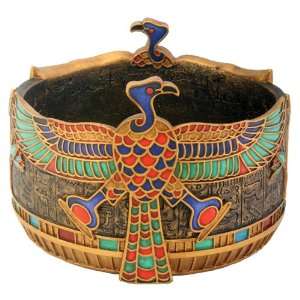  Ancient Egyptian   Collectible Vulture Bowl Container 