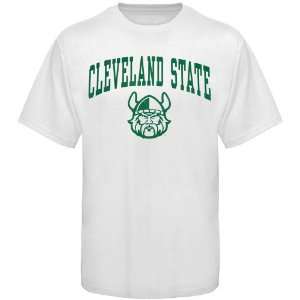 Cleveland State Vikings White Bare Essentials T shirt:  
