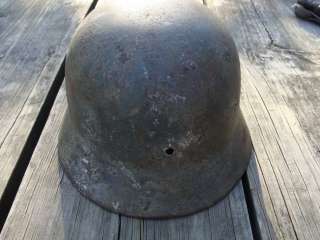 WWII DD German Army M35 Helmet no liner Battlefield pickup FREE 