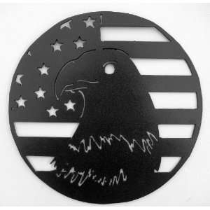  Bald Eagle,Armed Forces,USA,Patriotism,Metal Art,Flag 