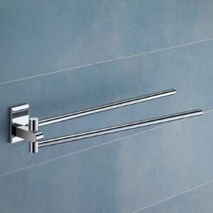  Maine Jointed Double Towel Bar in Chrome