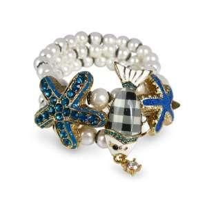   Betsey Johnson Mermaids Tale Starfish Bracelet (FINAL SALE): Jewelry