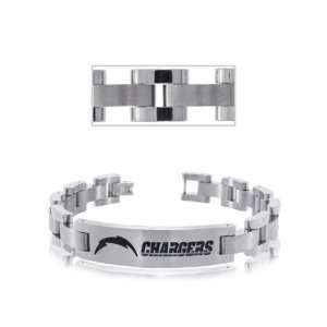 San Diego Chargers Bracelet Mens Titanium NFL Official