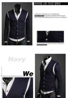 2011 New Mens Slim Fit Sweater Cardigan M L XL Y04  