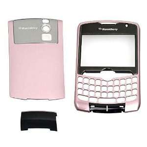 Pink Blackberry 8330 Curve Housing Case Faceplate with Lens U Bottom 