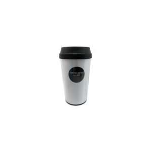   or Tea Cup with Lid 12 Ounce (Black and White)