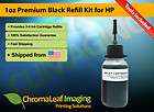 HP 21 Premium Black Ink Cartridge Refill Kit 1oz