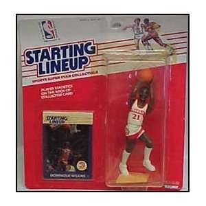   1988 Basketball Dominique Wilkins Atlanta Falcons Figure Toys & Games