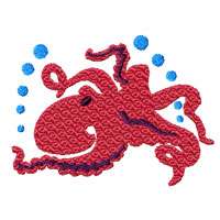 Octopus Machine Embroidery Design